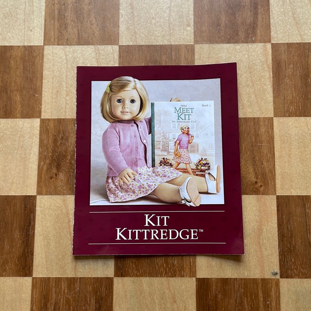 American Girl Meet Kit Maroon Doll Pamphlet
